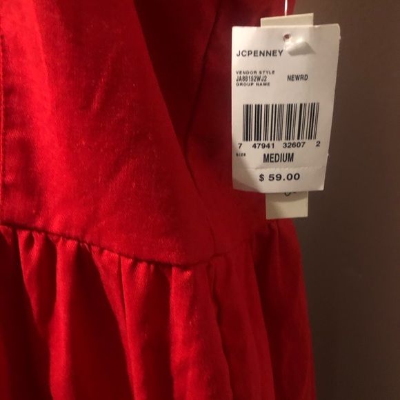 Speechless Red Ruffle Dress - Picture 3 of 6